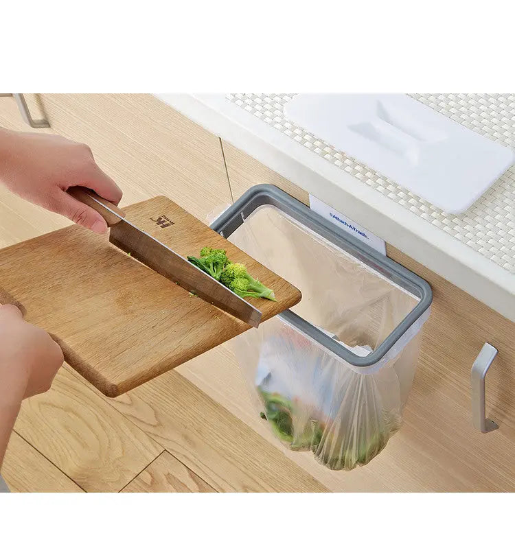 Hanging Storage Rack Garbage Bag Hanger - Smart Nest Gadgets