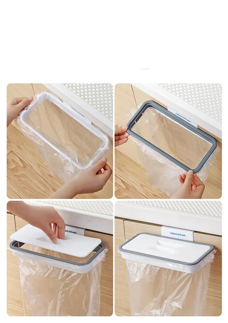 Hanging Storage Rack Garbage Bag Hanger - Smart Nest Gadgets