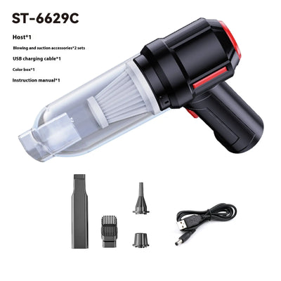 Car Wireless Charging Dual Use In Car And Home Handheld Vacuum Cleaner Smart Nest Gadgets