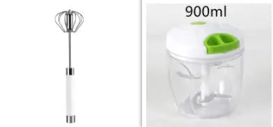 Semi-automatic Stainless Steel Egg Beater Hand Pressure - Smart Nest Gadgets