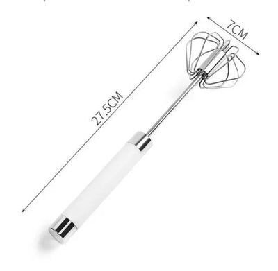 Semi-automatic Stainless Steel Egg Beater Hand Pressure - Smart Nest Gadgets