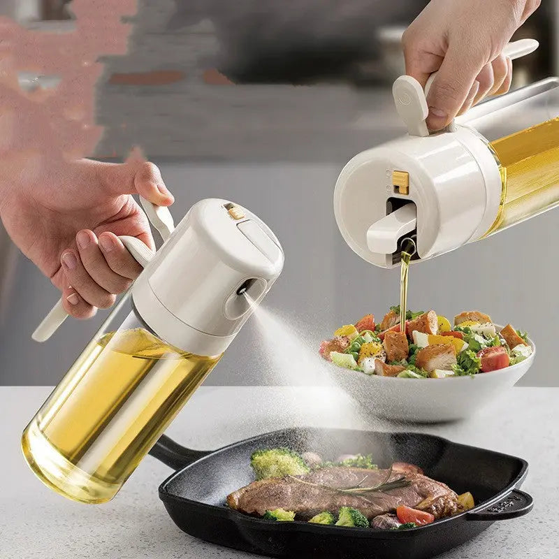 Oil Sprayer Bottle BBQ Cooking Oil Dispenser Olive - Smart Nest Gadgets