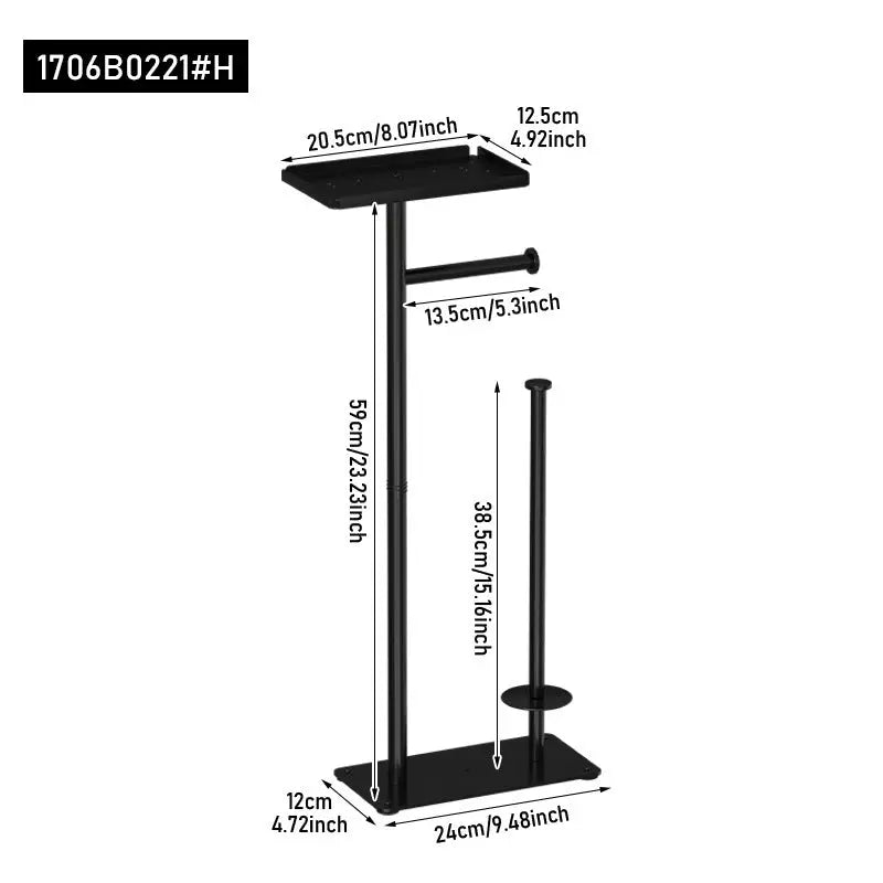 Kitchen Tissue Holder Floor Type Roll Stand - Smart Nest Gadgets