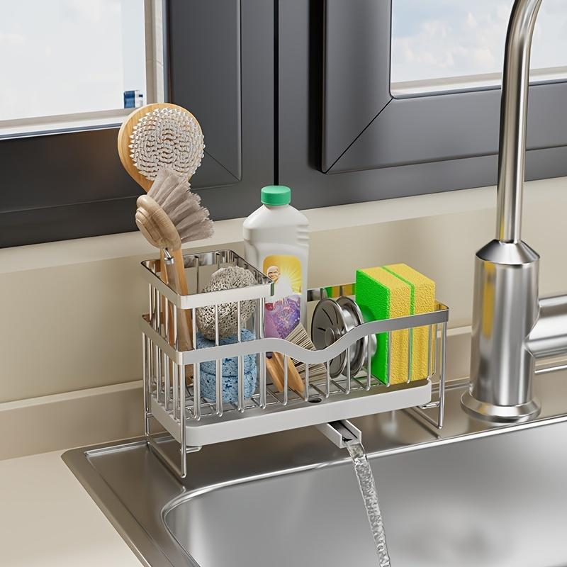 Kitchen Household Wall-mounted Multifunctional Multi-layer Carbon Steel Cleaning Supplies Rack,Please Note That This Product Is Shipped By Yourself For The Average Shipping Cost