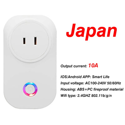 EU Smart Plug WiFi Socket power energy meter 10A/16A Power Monitor Wattmeter Timing Function  watt meter Tuya SmartLife APP