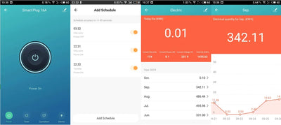 EU Smart Plug WiFi Socket power energy meter 10A/16A Power Monitor Wattmeter Timing Function  watt meter Tuya SmartLife APP