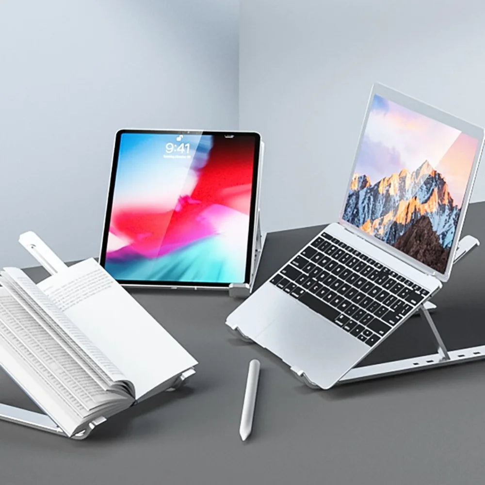 Laptop Stand Ergonomic Adjustable Stand AIDS Computer Cooling Performance Efficient Multi-angle Adjustment Tablet Available