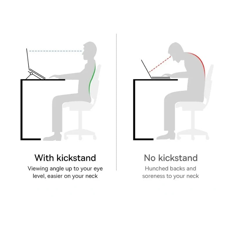 Laptop Stand For Computer Keyboard Holder Mini Portable Legs Laptop Stands For Macbook Huawei Xiaomi Notebook Aluminum Support