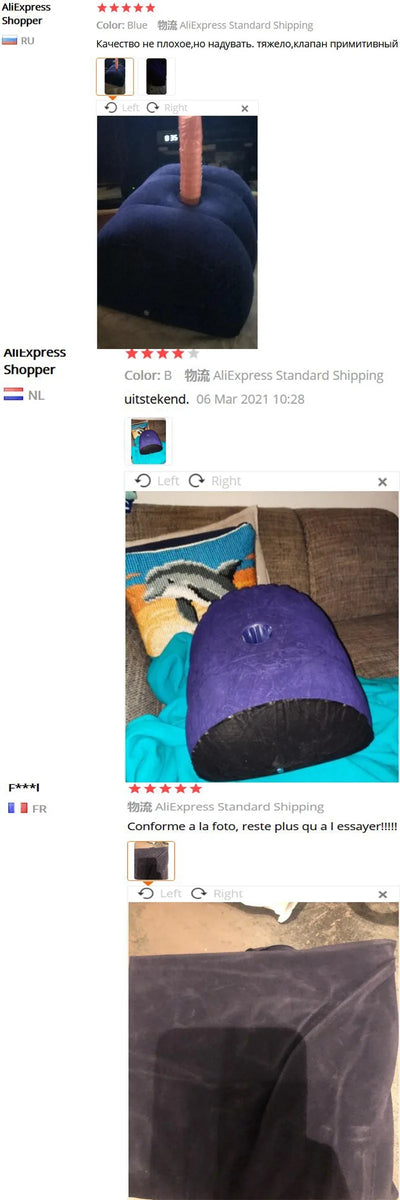 Inflatable Love Pillow Wedge Position Cushion Furniture Aids Sofa Adult Magic Game Couples Pillows Husband And Wife Cushion