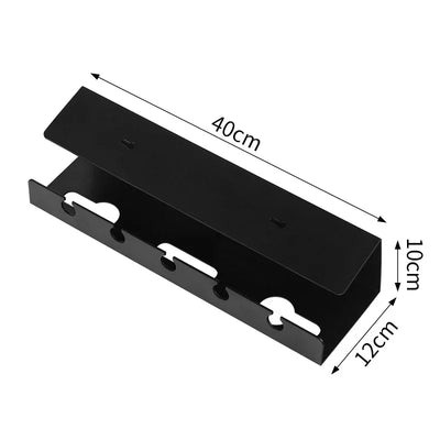 Cable Organizer, Under Desk Cable Management Tray, Socket Strip Holder, Wire Tamer for Office and Home