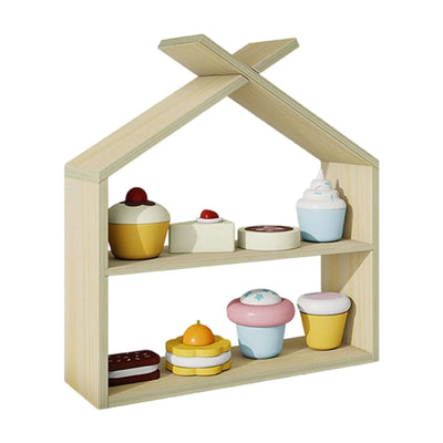 Kitchen Play Foods Toys Kids Role Play Storage Rack Boys Girls Play House