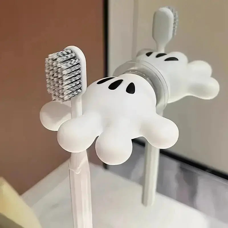 Cute Mickey Palm Toothbrush Holder Suction Cup - Smart Nest Gadgets