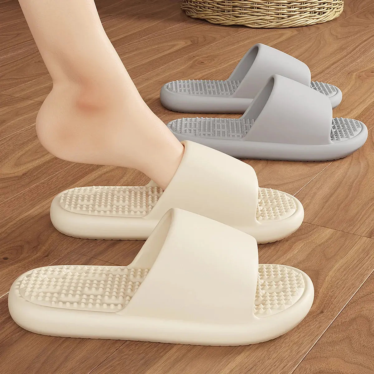 Men Massage Slippers Couples Shower Slippers Soft - Smart Nest Gadgets