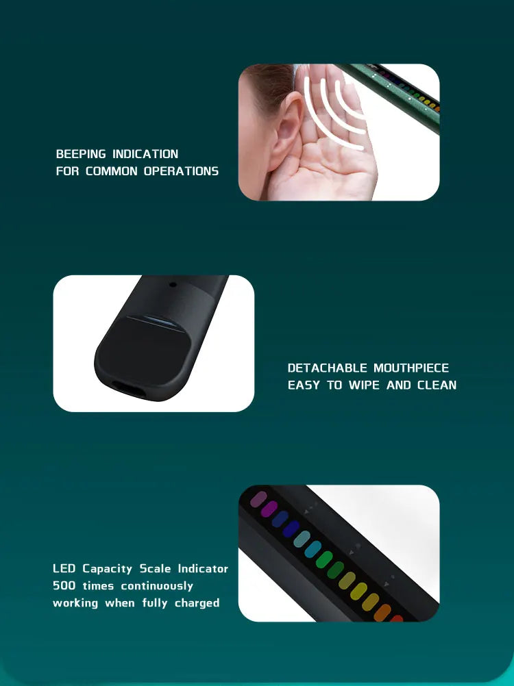 Smart Breathing Trainer, Breathing Exercise Device with Breath Monitor App to Strengthen Breathing Muscles