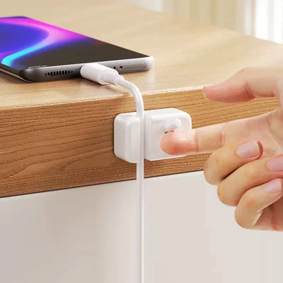 6PCS cable organizer, data cable holder, phone charging cable holder, desktop cable organizer