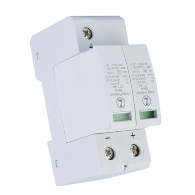 2P 40KA Surge Protective Device DC Photovoltaic Lightning Tele Protector Low Voltage Arrester 1000V