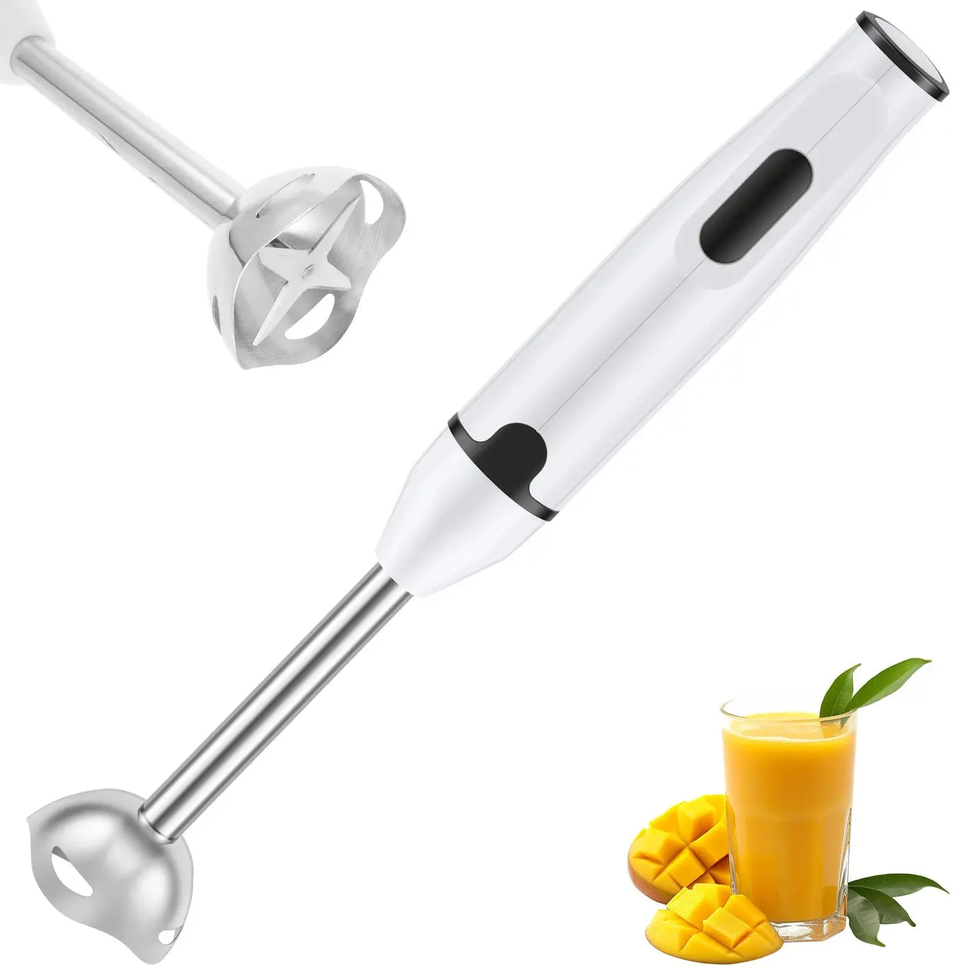 Immersion Blender Household Handheld Immersion Blender Multifunctional Electric Stick Blender for Soup Smoothie Sauce Juice Smart Nest Gadgets