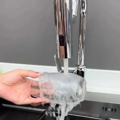 Kitchen Faucet Waterfall Outlet Splash Proof Universal 360° Rotating Bubbler 3 Modes Multifunctional Water Tap Nozzle Extension Smart Nest Gadgets