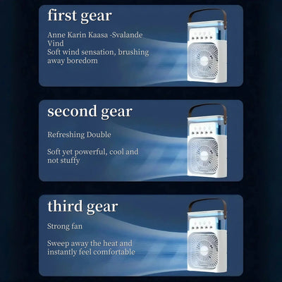 Spray fan portable household three in one small air cooler - Smart Nest Gadgets