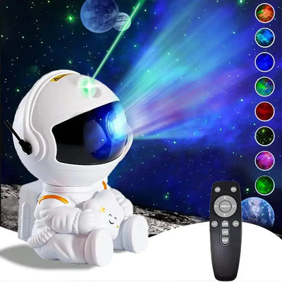 Star Projector Galaxy Night Light Astronaut Space - Smart Nest Gadgets