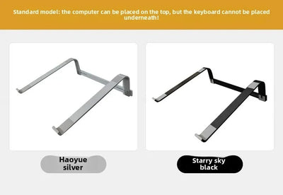 Laptop Stand for Desk Metal Computer Riser Heavy Stable Holder Ergonomic Laptops Elevator for 12-17.3 Inches Notebook Computer