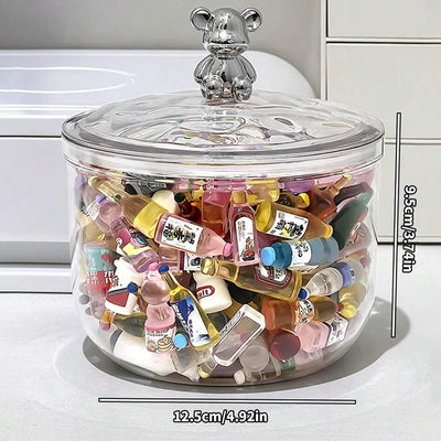 1PCS Storage Jars With Lids Sealed Food Storage Boxes Plastic Sealed Storage Jars Candy Storage Boxes Kitchen Storage Boxes