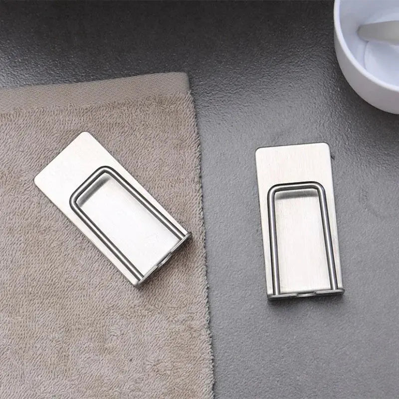 Stainless steel toothbrush holder wall mounted adhesive - Smart Nest Gadgets