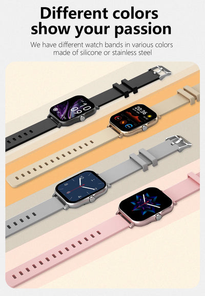 Smart Fitness Tracker Bracelet with Color Screen Health Reminders Exercise Step Counting Intelligent Information Notifications