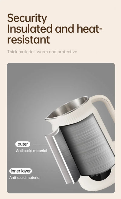 Soy Milk Machine Electric Juicer Blender Mixer Soybean Milk Maker Wall Breaking Machine 10-leaf Blade Breakfast Machine