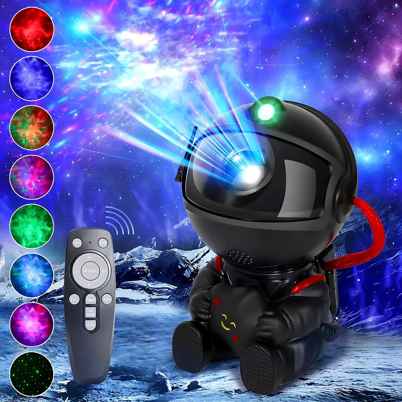 Star Projector Galaxy Night Light Astronaut Space - Smart Nest Gadgets