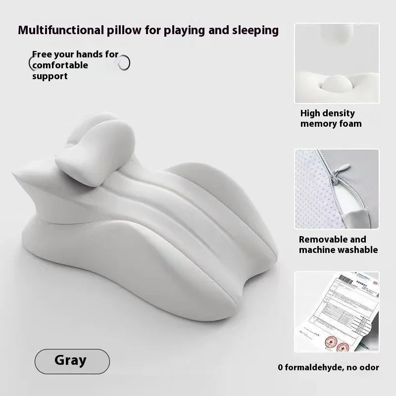 Bedside Bed Multifunctional Lying Pillow Prone Reading Cushion Pillow Phone Lying Down Sleeping Artifact Pillow Cushion