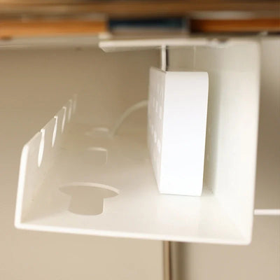 Cable Organizer, Under Desk Cable Management Tray, Socket Strip Holder, Wire Tamer for Office and Home