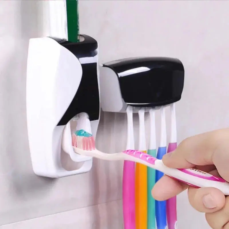 Wall-Mounted Toothbrush & Toothpaste Holder - Smart Nest Gadgets