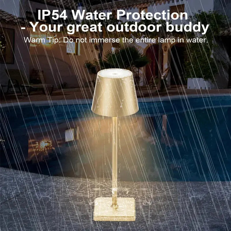 LED Desk Lamp Usb Rechargeable Table Lamp Bar Restaurant Ambiance Wireless Touch Lamps Waterproof Led Lights Bedroom Decor Light Smart Nest Gadgets