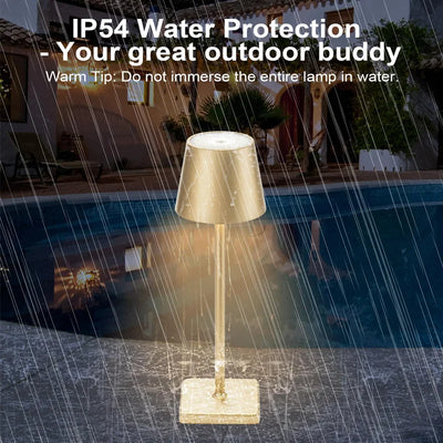 LED Desk Lamp Usb Rechargeable Table Lamp Bar Restaurant Ambiance Wireless Touch Lamps Waterproof Led Lights Bedroom Decor Light