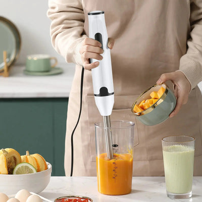 Immersion Blender Household Handheld Immersion Blender Multifunctional Electric Stick Blender for Soup Smoothie Sauce Juice Smart Nest Gadgets