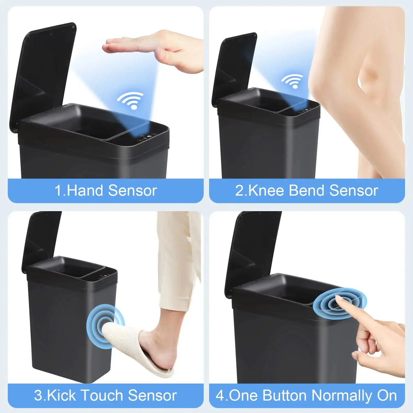 Bathroom Touchless Trash Motion Sensor-Activated - Smart Nest Gadgets
