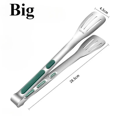 Stainless Steel Food Clip  Steel Food Tongs Meat Salad Bread Clip Barbecue Grill Buffet Clamp Cooking Tools Kitchen Accessories Smart Nest Gadgets