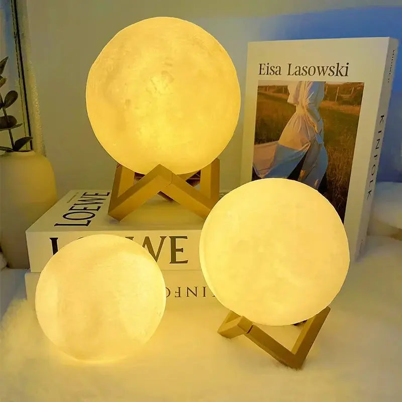 Book Light LED Moon Light Galaxy Light, Moon Night Light - Smart Nest Gadgets