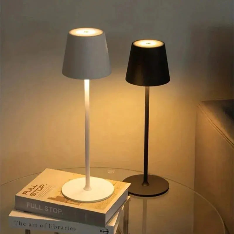 LED Desk Lamp Usb Rechargeable Table Lamp Bar Restaurant Ambiance Wireless Touch Bottle Lamps Led Night Lights For Hotel Bedroom Smart Nest Gadgets