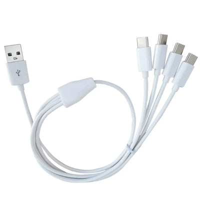 Charging Line One Drag Four Charging Cable Charger Cable Type C To 4 Type C Wire Power Supply Cord USB  To 4 Port Type C Cable