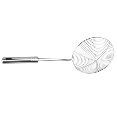 Stainless Steel Skimmer Solid Spider Strainer Ladle Stainless Steel Kitchen Utensil Tool French Fries Fish Frying Utensil Smart Nest Gadgets