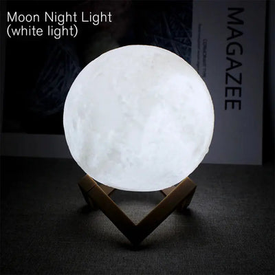 Book Light LED Moon Light Galaxy Light, Moon Night Light - Smart Nest Gadgets