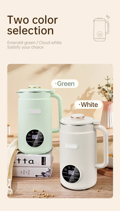 Soy Milk Machine Electric Juicer Blender Mixer Soybean Milk Maker Wall Breaking Machine 10-leaf Blade Breakfast Machine