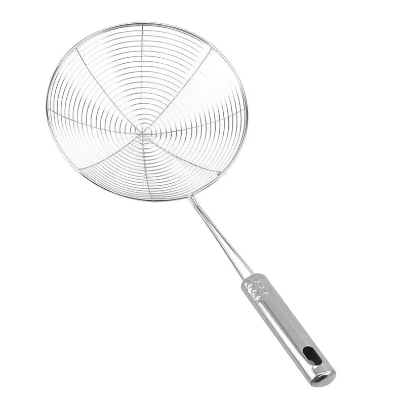 Stainless Steel Skimmer Solid Spider Strainer Ladle Stainless Steel Kitchen Utensil Tool French Fries Fish Frying Utensil Smart Nest Gadgets