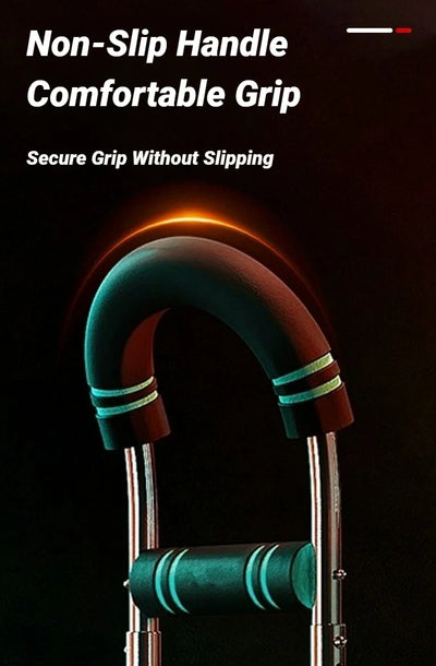 Adjustable U-Shaped Arm Exerciser With Foam Handle Spring Workout Bar Forearm Triceps Chest Expander Portable Fitness Equipment