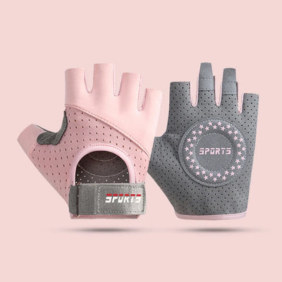 Fitness Yoga Gloves for Men Women Gym Hiking Summer Ice Silk Breathable Gloves Cycling Anti Slip Exercise Weightlifting Gloves