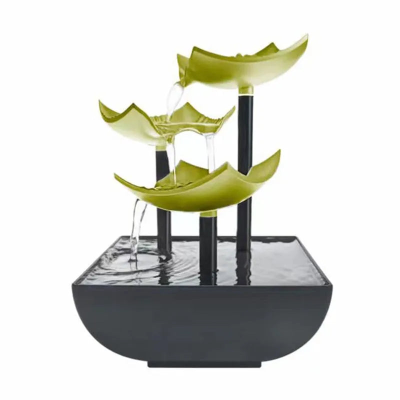 Office Home  Decoration Water Fountain Indoor Waterfall for Interior Decoration Office Home Tabletop Feng Shui Water Landscape