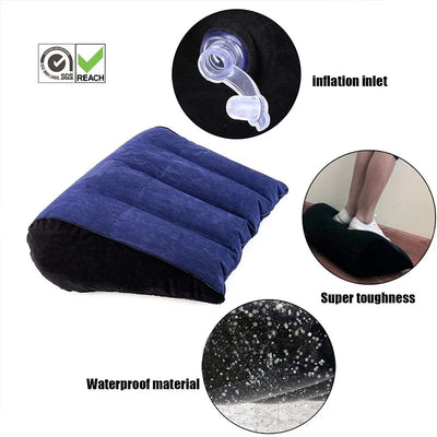 Inflatable Love Pillow Wedge Position Cushion Furniture Aids Sofa Adult Magic Game Couples Pillows Husband And Wife Cushion