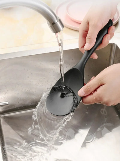 Silicone Cooking Utensils Non-stick Kitchenware Tools Spatula Ladle Egg Beaters Shovel Soup Butter Scraper Kitchen Cookware